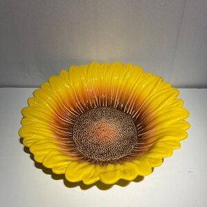 Sunflower ceramic bowl